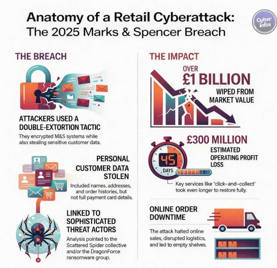 Marks & Spencer Ransomware Attack — April 2025