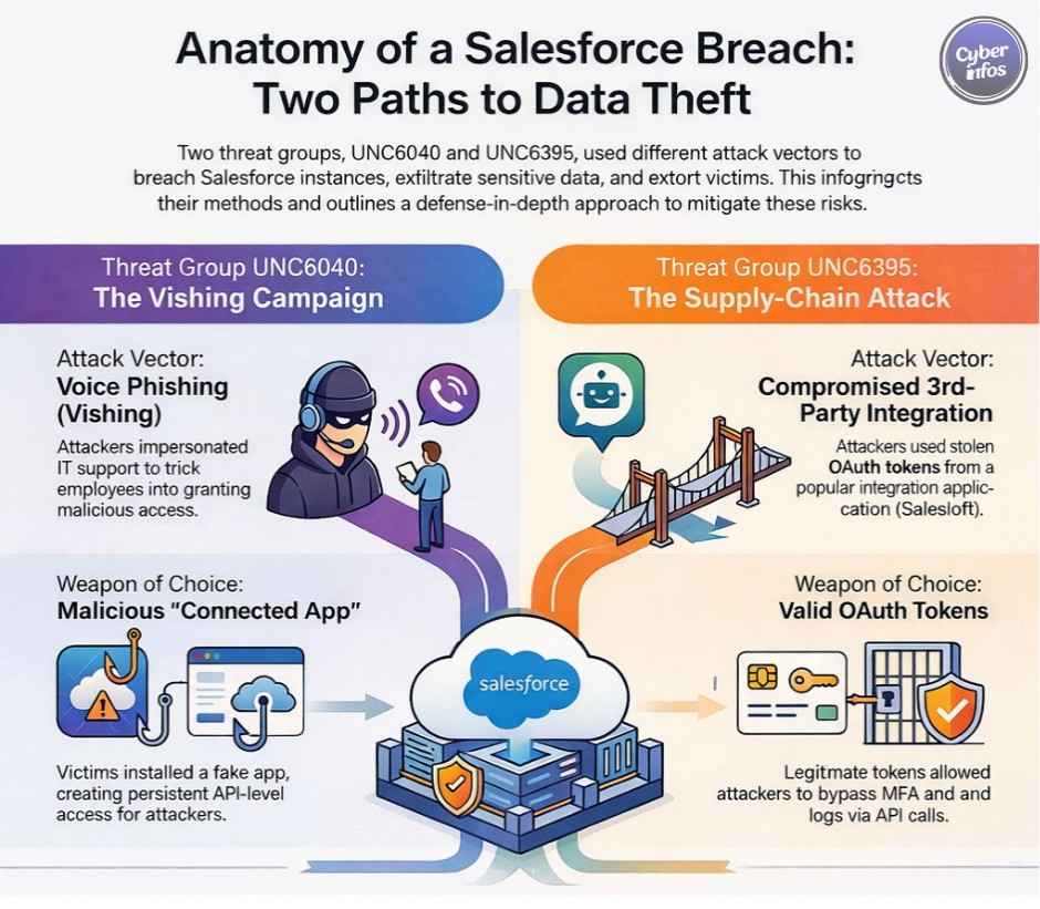 Salesforce OAuth Data Theft Campaigns — 2025