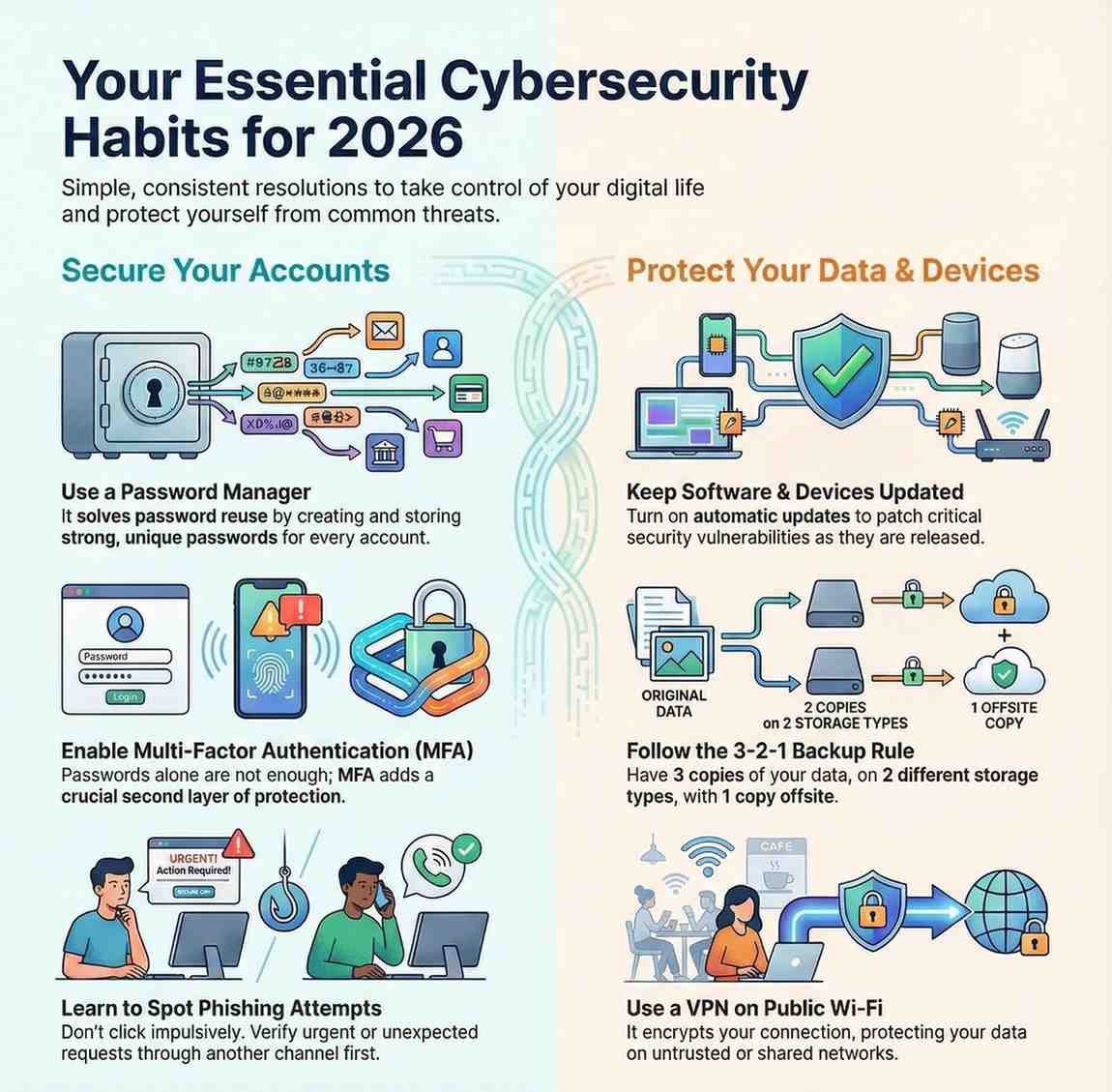 Top 10 Cybersecurity Resolutions Every User Should Make in 2026