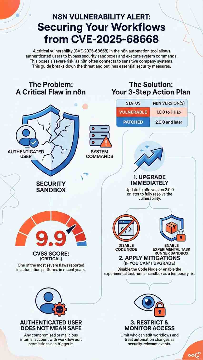 Latest Alert: CVE-2025-68668 Exposes Critical n8n Security Flaw