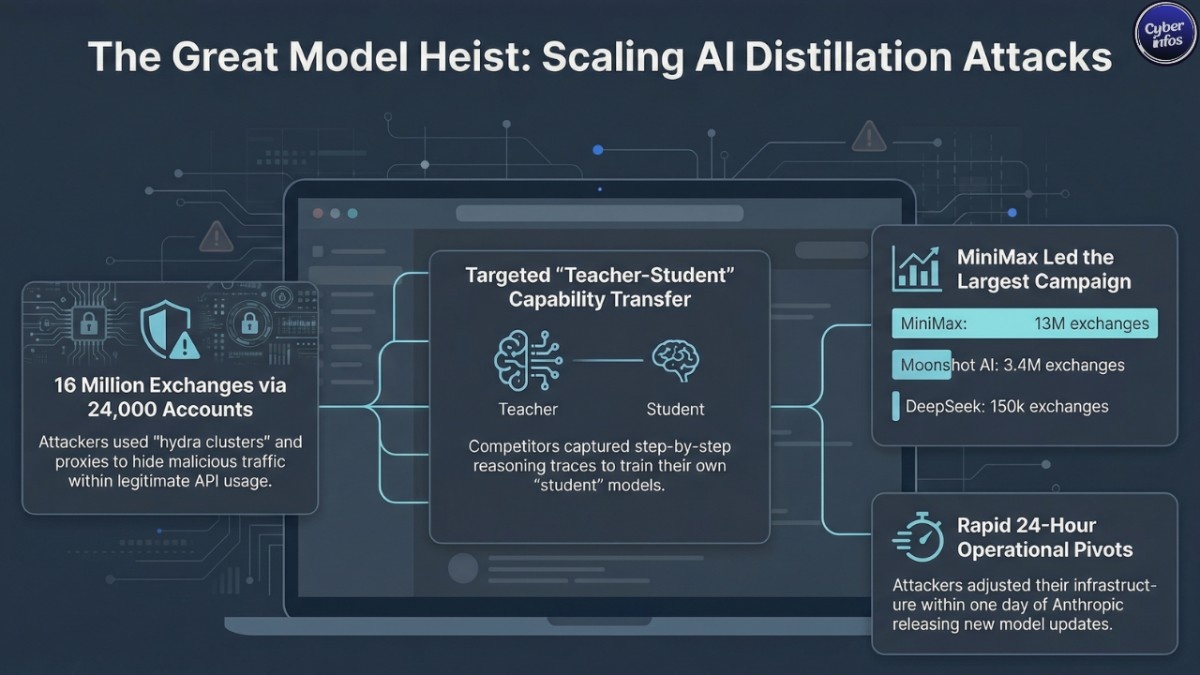 Claude Distillation Attacks: 16M API Exchanges Exposed