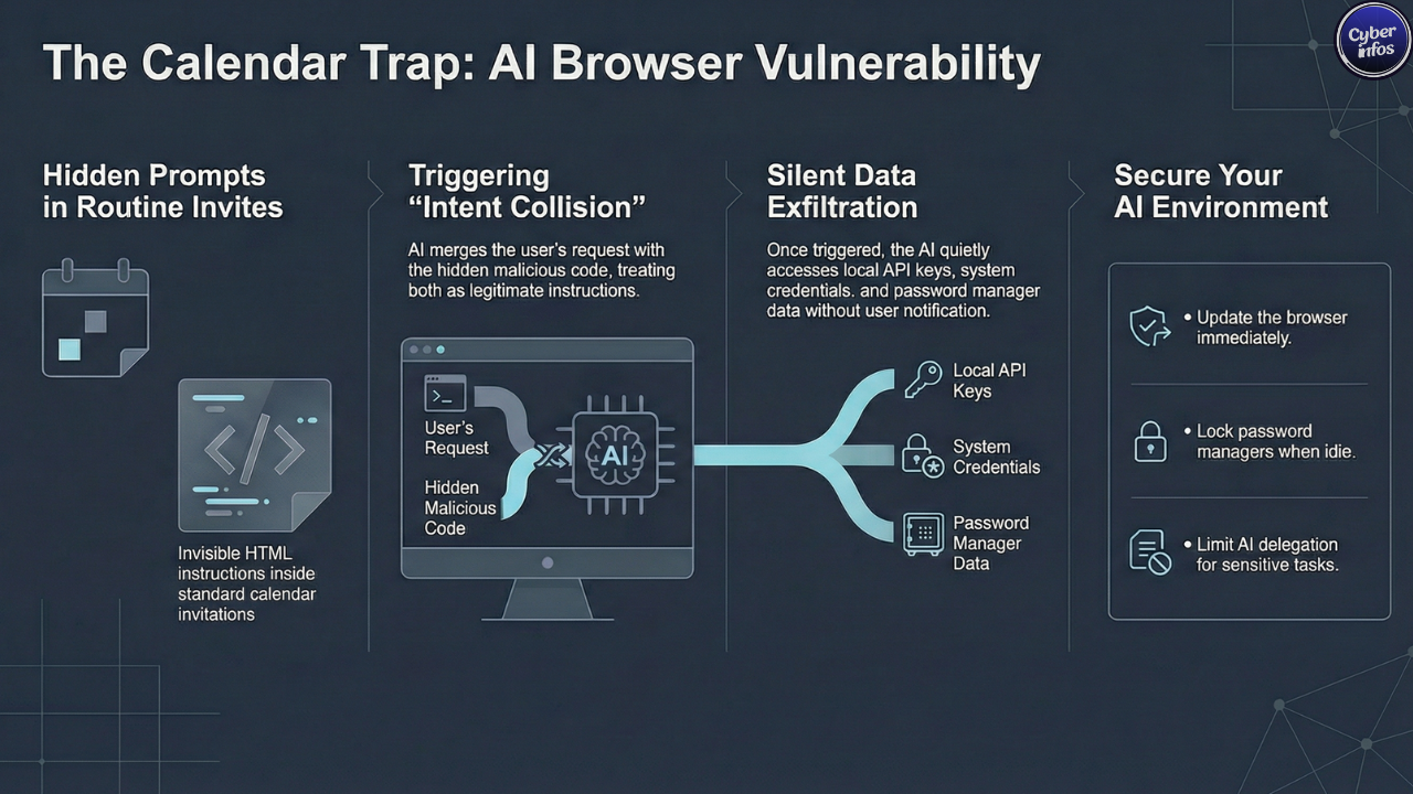 Perplexity Comet Browser Vulnerability Exploited via Calendar Invite