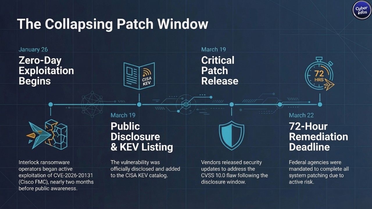 Timeline of zero-day vulnerability from discovery to patch release