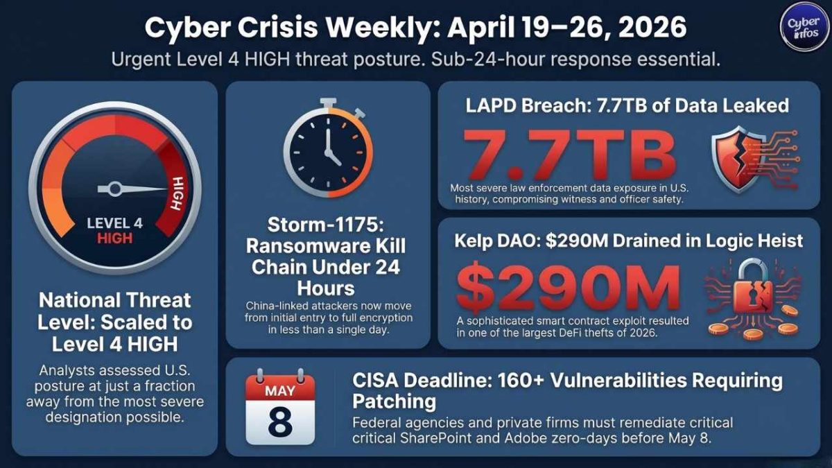 Cybersecurity Weekly Report : April 19 - 26, 2026