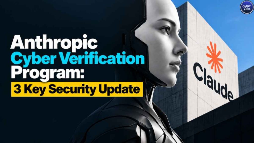 Anthropic Cyber Verification Program: 3 Key Security Update